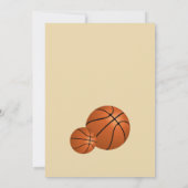 Game Day Basketball Watch Party  Kaart (Achterkant)