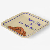 Game Day Basketball Watch Party Papieren Bordje (Gebogen)