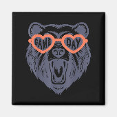 Game Day Bear  Magneet (Voorkant)