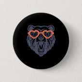 Game Day Bear Ronde Button 5,7 Cm (Voorkant)
