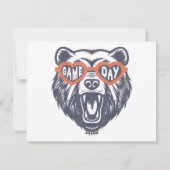 Game Day Beer  Feestdagenkaart (Achterkant)