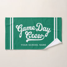 Game Day Crew Aangepaste Sport Handdoek, Teamgeest