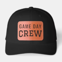 Game Day Crew Leather Patch Trucker Hat - Sports