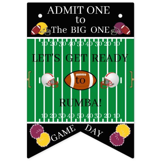 Game Day "DE GROTE ÉÉN"-kanner Vlaggetjes (Tweede vlag)