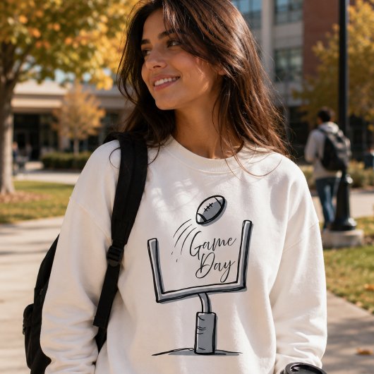 Game Day Doelpost Crewneck Trui