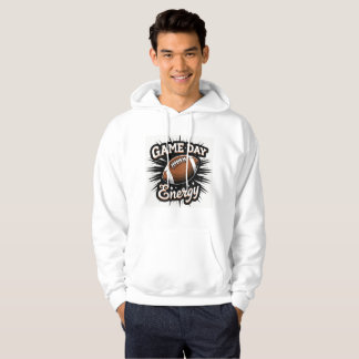 Game Day Energy Football Hoodie
