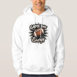 Game Day Energy Football Hoodie