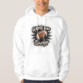 Game Day Energy Voetbal Hoodie (Voorkant)