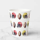Game Day Field-Side Fun Paper Cups Papieren Bekers (Voorkant)