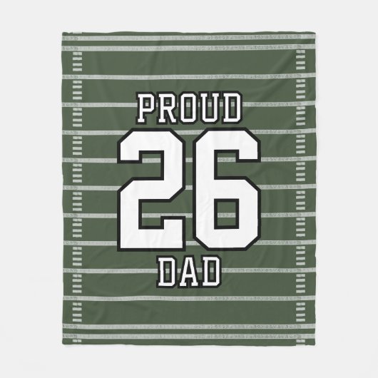 Game Day Football Fleece Deken (Voorkant)