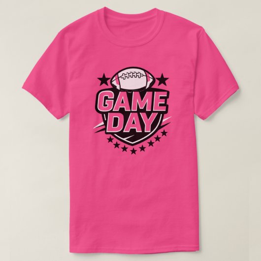 Game Day Football Graphic T-shirt (Design voorkant)