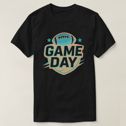 Game Day Football Graphic T-shirt (Design voorkant)
