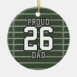 Game Day Football Keramisch Ornament