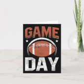 Game Day Football Mannen Vrouwen Jeugd American Fo Kaart (Voorkant)