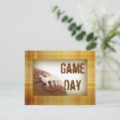 Game Day Football nodigt uit Kaart (Staand voorkant)