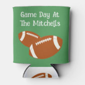 Game Day Football PERSONALISEREN Drink Blikjeskoeler (Voorkant)