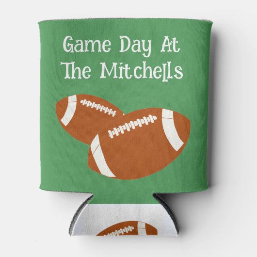 Game Day Football PERSONALISEREN Drink Blikjeskoeler (Voorkant)