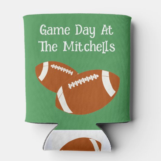 Game Day Football PERSONALISEREN Drink Blikjeskoeler (Achterkant)