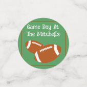 Game Day Football PERSONALISEREN Papier Confetti (Kleine voorkant)