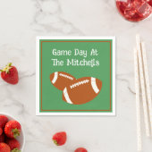 Game Day Football PERSONALISEREN Papier Servet (Insitu)