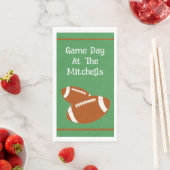 Game Day Football PERSONALISEREN Papieren Buffet Servet (Insitu)