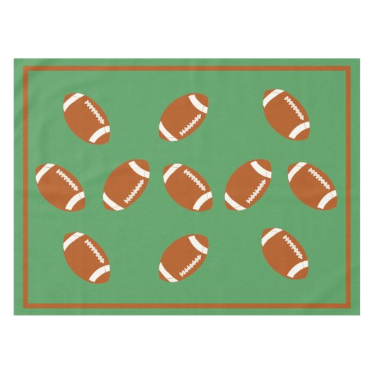 Game Day Football PERSONALISEREN Tafelkleed (Voorkant (Horizontaal))