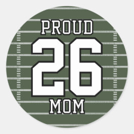 Game Day Football Ronde Sticker