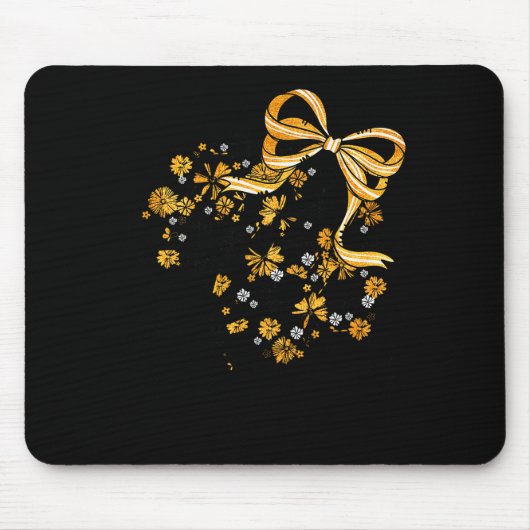 Game Day Football Season Football Mama Girl Black  Muismat (Voorkant)