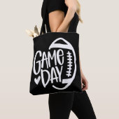Game Day Football Seizoen Funny Mannen Vrouwenteam Tote Bag (Dichtbij)