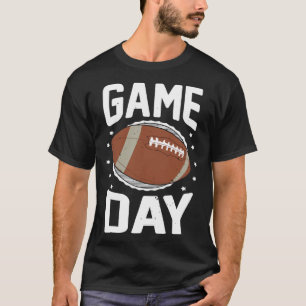 Game Day Football Seizoen Grappig Team Sport Vinta T-shirt