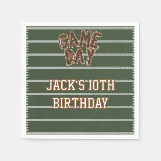 Game Day Football  Servet (Voorkant)