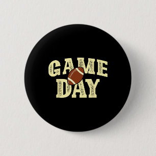 Game Day Football Team Sport Ronde Button 5,7 Cm