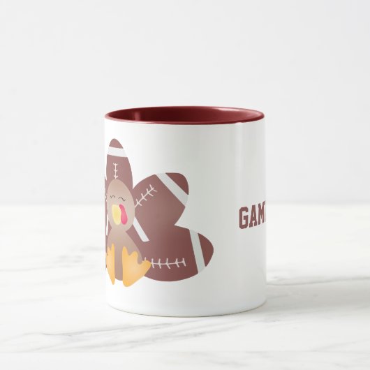 Game Day Football Turkey Feathers Mok (Midden)