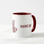 Game Day Football Turkey Feathers Mok (Voorkant rechts)