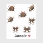 Game Day Football Vibes Sticker (Vel)