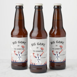 Game Day Glory: Super Bowl Bash 2025 Bier Etiket