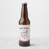 Game Day Glory: Super Bowl Bash 2025 Bier Etiket (Voorkant)
