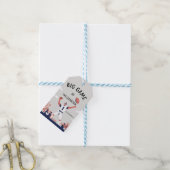 Game Day Glory: Super Bowl Bash 2025 Cadeaulabel (Met Touw)