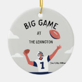 Game Day Glory: Super Bowl Bash 2025 Keramisch Ornament (Voorkant)