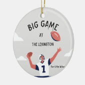 Game Day Glory: Super Bowl Bash 2025 Keramisch Ornament (Links)