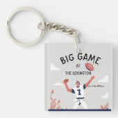 Game Day Glory: Super Bowl Bash 2025 Sleutelhanger (voorkant)