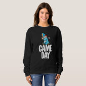 Game Day Gnome  Baseball Game Celebration Women Trui (Voorkant volledig)