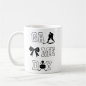 Game Day Hockey Distressed Letters Koffie Mok (Links)