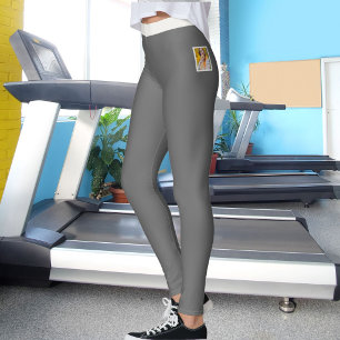 Game Day Huisdier Moeder Donker Metallic Glans Neu Leggings