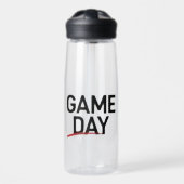 Game Day Krachtige Statement Ontwerp Waterfles (Voorkant)
