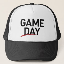 Game Day Krachtige Stellingname Ontwerp Trucker Pet