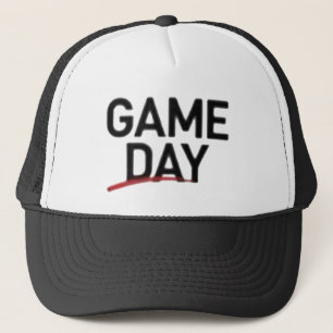 Game Day Krachtige Stellingname Ontwerp Trucker Pet