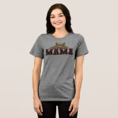 Game Day Mama – Fierce & Feestelijk Tri-Blend Shirt (Voorkant volledig)
