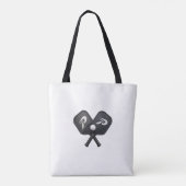 Game Day Pickleball Schoudertas | Minimal Sp Tote Bag (Achterkant)