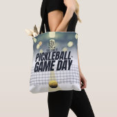 Game Day Pickleball Schoudertas | Minimal Sp Tote Bag (Dichtbij)